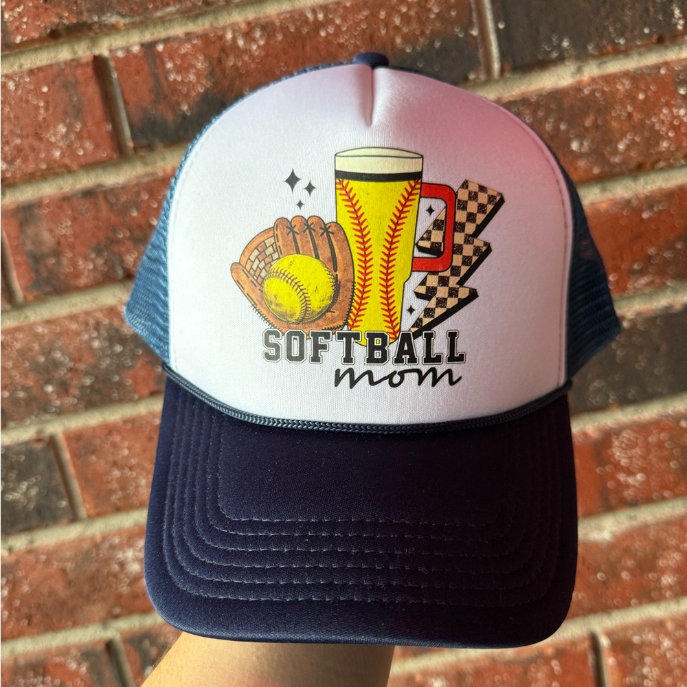 Softball mom trucker hat